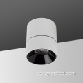 Black White Color Surface Montada Downlight plegable